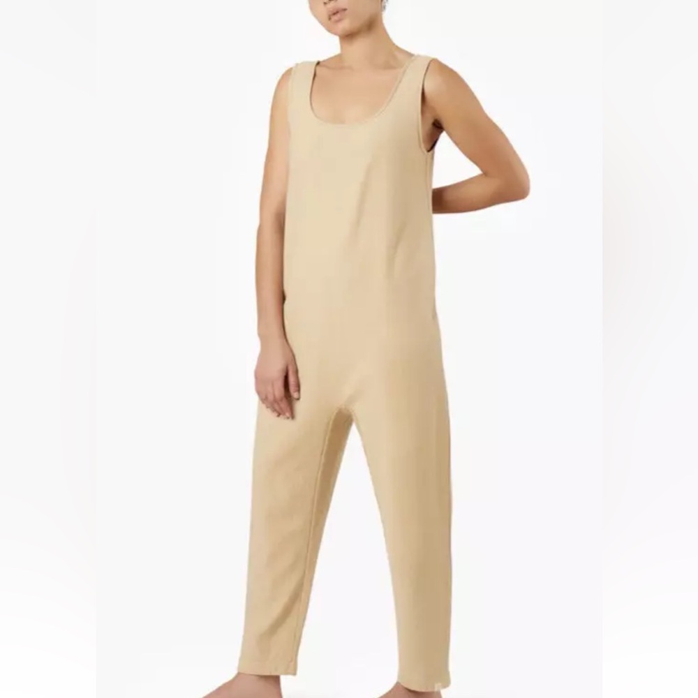 TKEES The Playsuit Jumpsuit Size 1 Latte